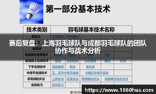 赛后复盘：上海羽毛球队与成都羽毛球队的团队协作与战术分析